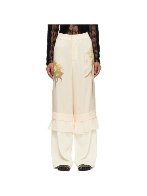 Collina Strada Beige Geranium Trousers