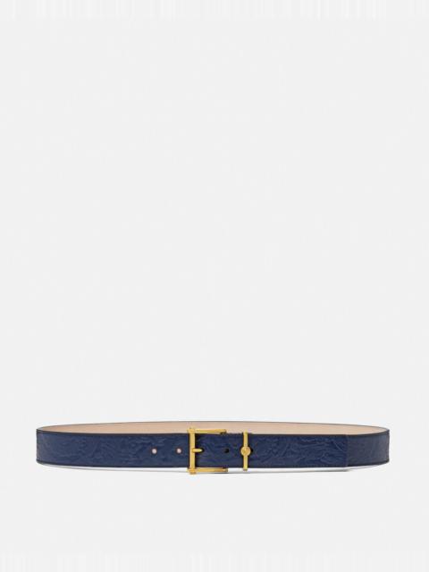 VERSACE Barocco Leather Belt 1.2"