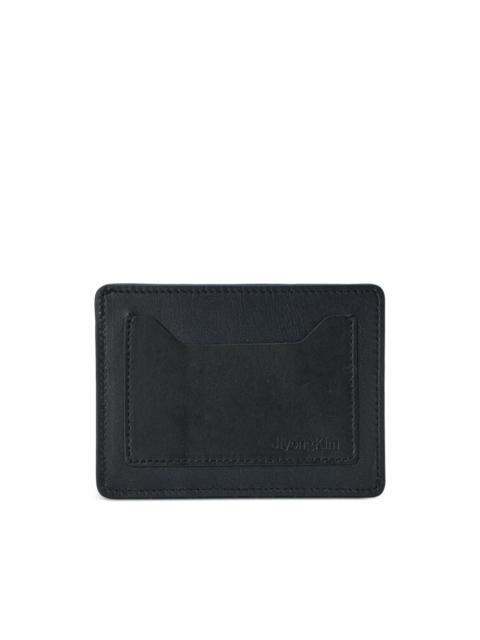 sun-bleached leather card holder
