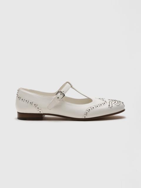 Church's Nappa Mary Jane Ballet Flat with Studs