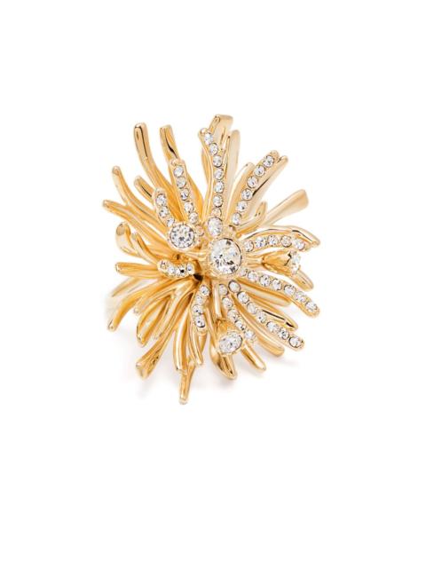 Lanvin flower-detailed ring