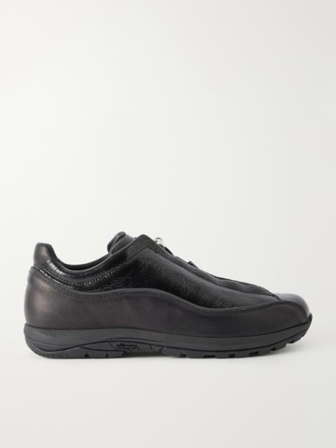 Diemme Licata Textured-Leather Sneakers