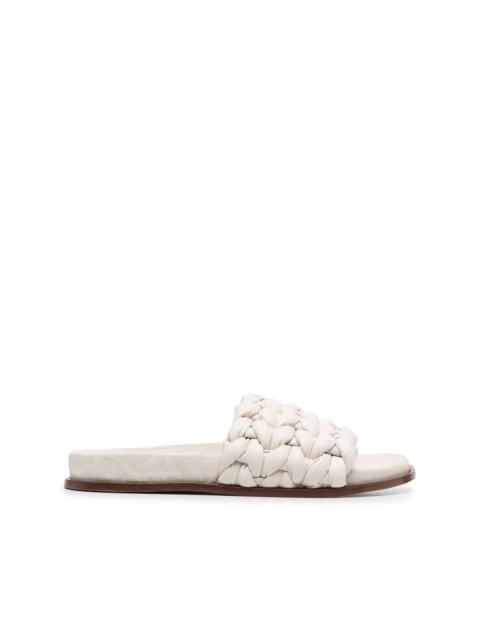 Chloé woven flat slides