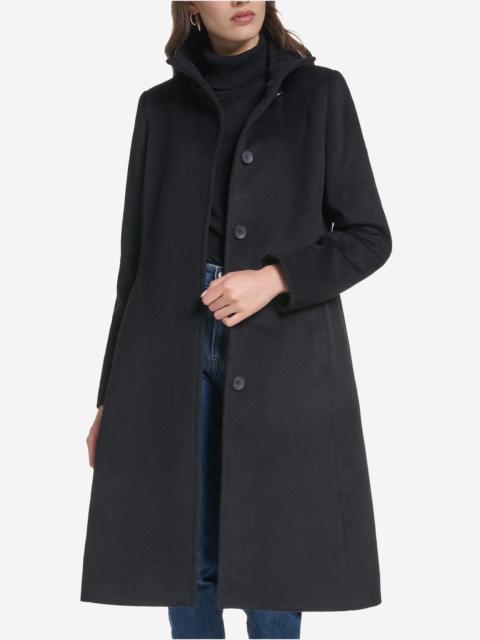 COLE HAAN Women's Stand Collar Wool Coat
