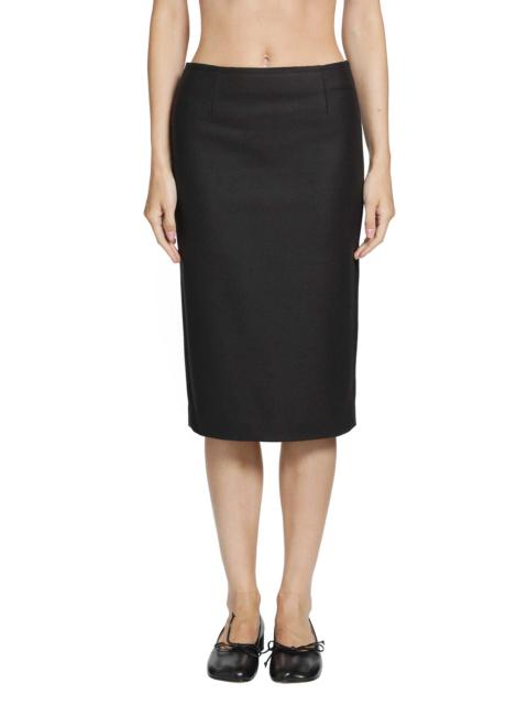 MM6 Maison Margiela Wool Midi Skirt