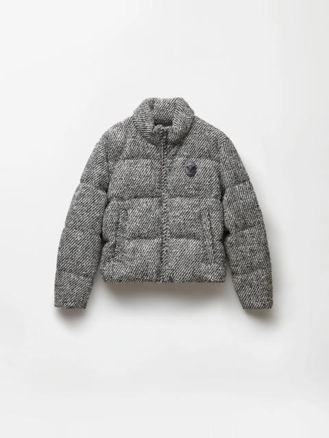 VERSACE Wool Bouclé Padded Jacket