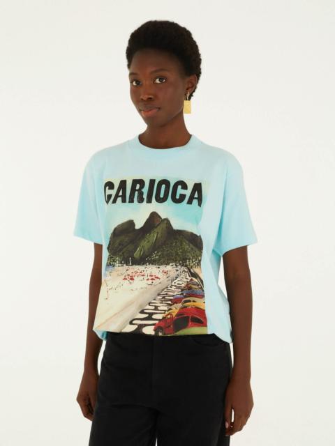 FARM RIO Dois Irmaos Landscape Carioca Organic Cotton Relaxed T-Shirt