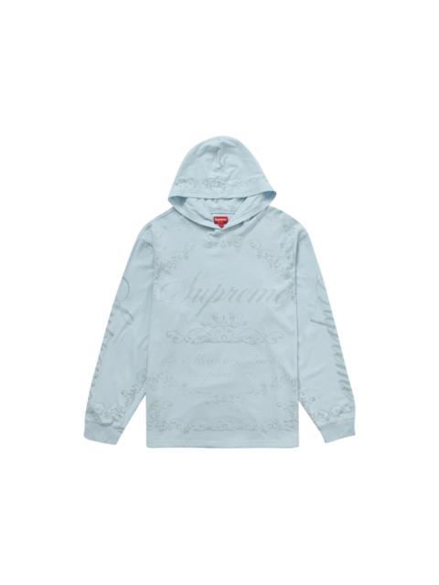 Supreme Supreme Celebre Hooded L/S Top Blue