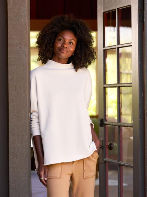 Frank & Eileen Long-Sleeve Funnel Neck Capelet