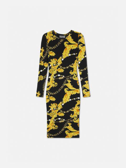 VERSACE JEANS COUTURE Chain Couture Midi Dress