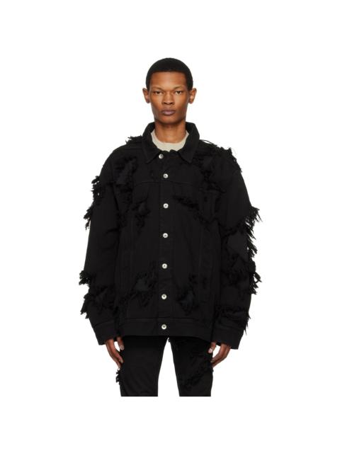 Rick Owens DRKSHDW Black Jumbo Denim Jacket