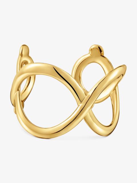 TOUS Bangle with gold-plated stainless steel TOUS Infinity