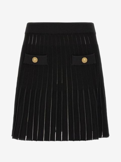 Balmain pleated mini skirt