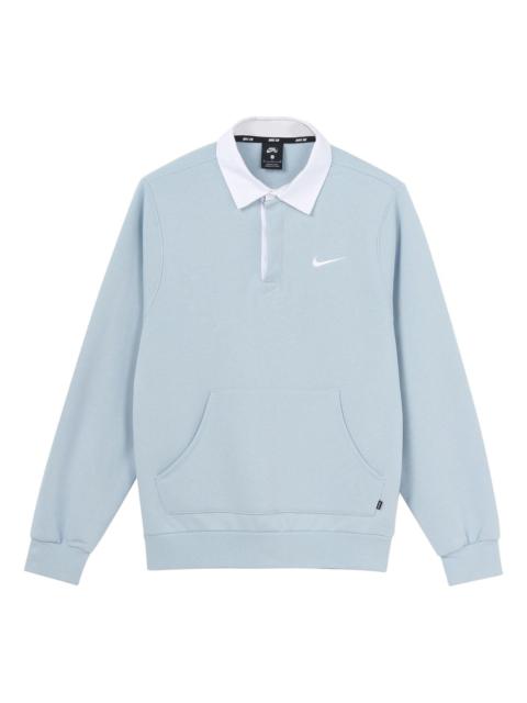 Nike Men's Nike SB Fleece Skateboard Knit Breathable Embroidered Autumn Blue DM6483-440