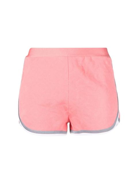 FENDI striped knitted shorts