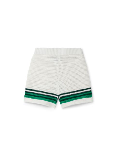 CASABLANCA Tennis Crochet Shorts