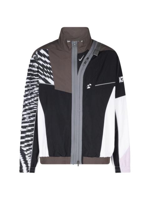 Nike x Acronym logo-embroidered track jacket