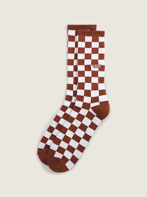 Checkerboard Crew Socks