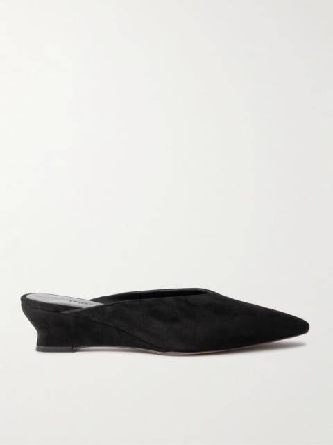 LE MONDE BÉRYL Suede Wedge Mules