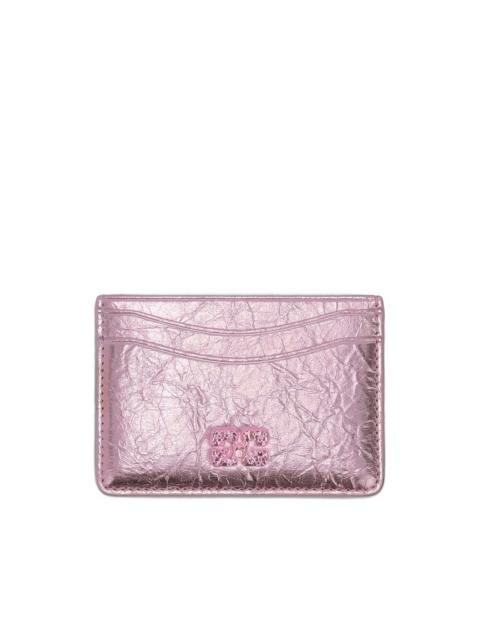 GANNI logo cardholder