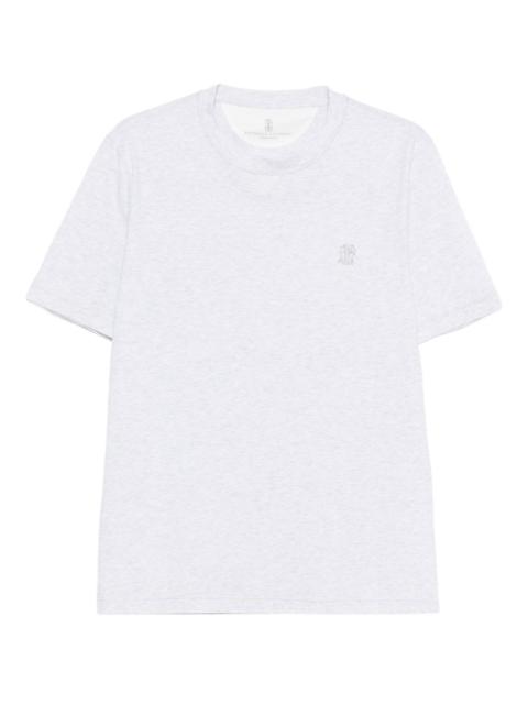 Brunello Cucinelli crew-neck logo T-shirt