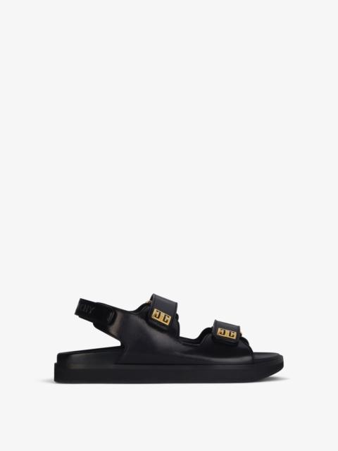 Givenchy 4G SANDALS IN LEATHER