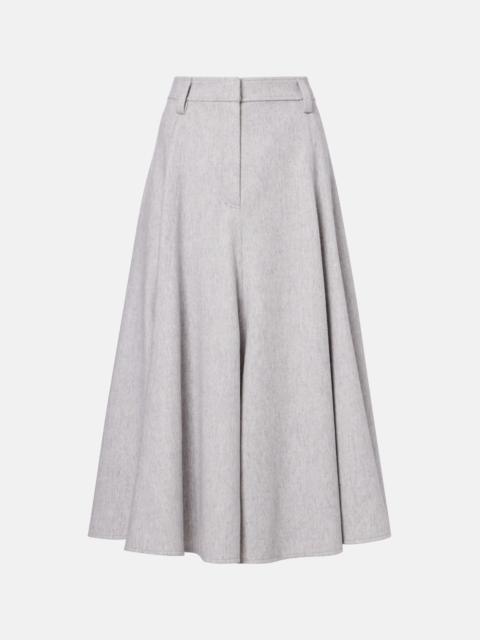 Brunello Cucinelli Virgin wool midi skirt