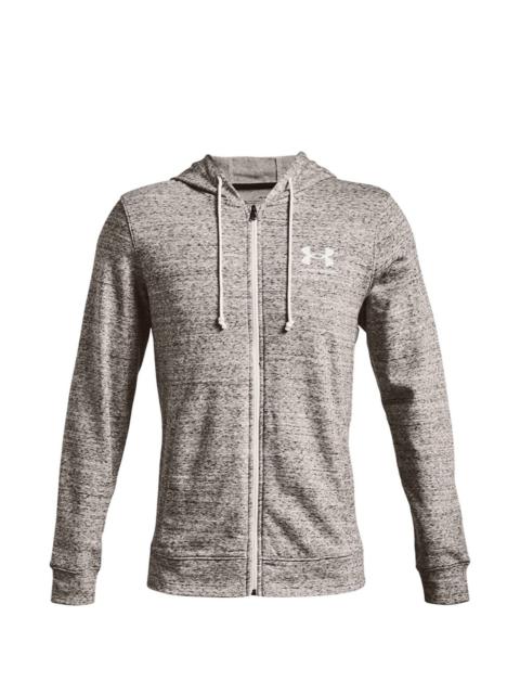 Under Armour Rival Terry Lc Fz marl-pattern zip-up hoodie