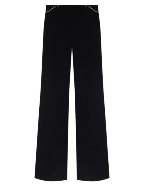 GCDS Trousers with crystals