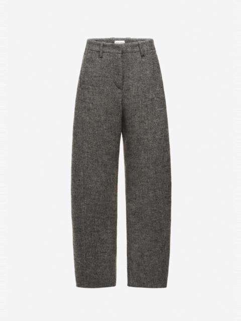 MAGDA BUTRYM Wide-leg low-rise trousers in grey