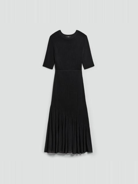 Theory Paneled Dress in Stretch Knit