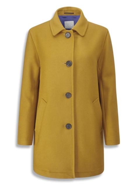 GLOVERALL Women's Isabelle Casual Coat Mustard