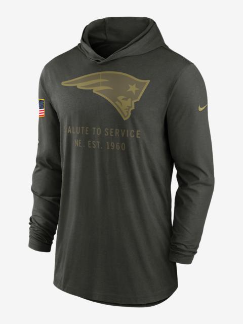 New England Patriots Salute to Service Sideline Men’s Nike Dri-FIT NFL Long-Sleeve Hooded Top