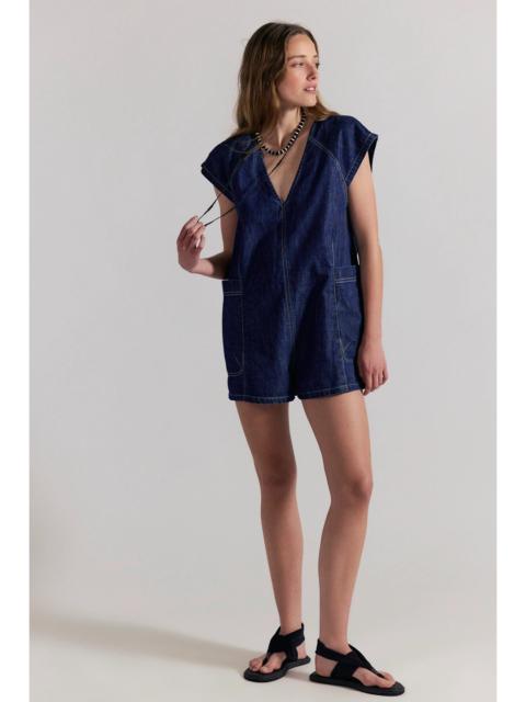 FREE PEOPLE Free Fall Denim Romper