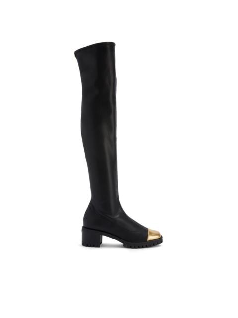 Be-fore flat above-knee boots