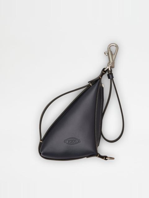 Tod's COIN PURSE IN LEATHER - BLUE