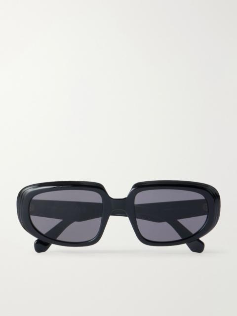 Loewe Anagram Round-Frame Acetate Sunglasses Black