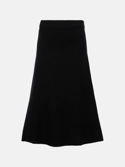 Jil Sander Wool midi skirt