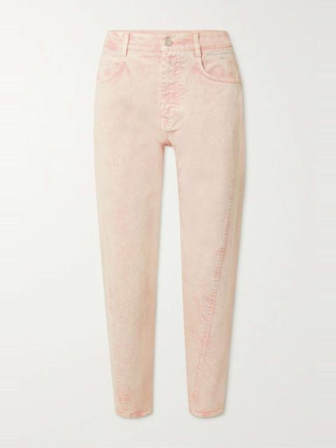 Stella McCartney High-rise tapered jeans