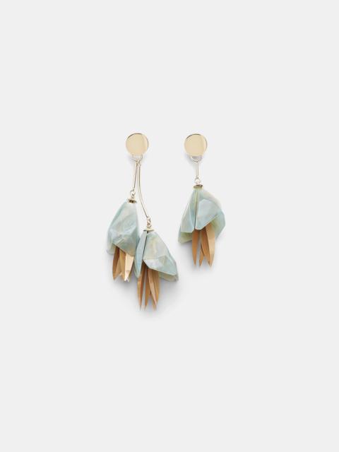 FLOWER POWER asymmetric earrings