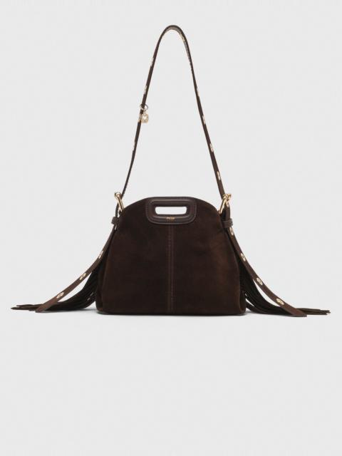 maje Suede leather mini Miss M bag