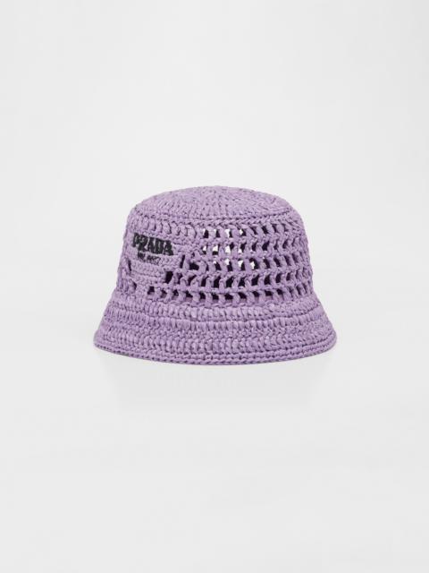 Prada Raffia bucket hat