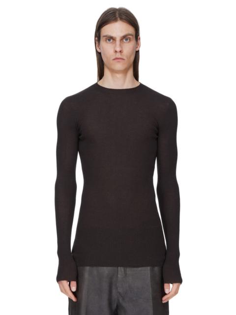 Rick Owens RIBBED ROUND NECK