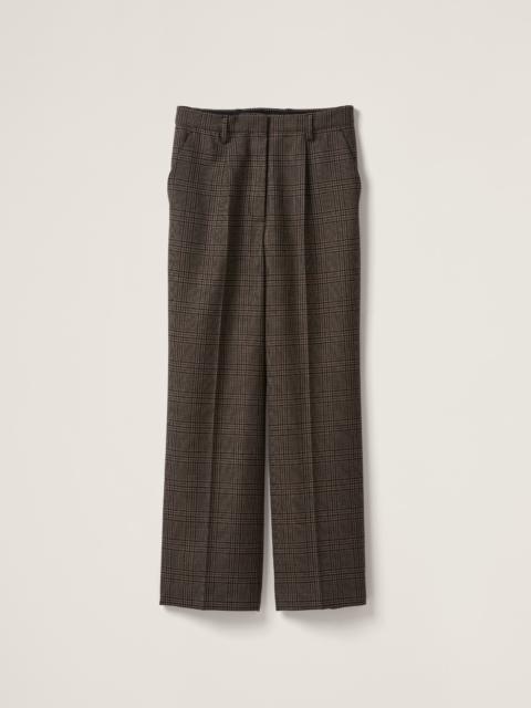 Prince of Wales check pants