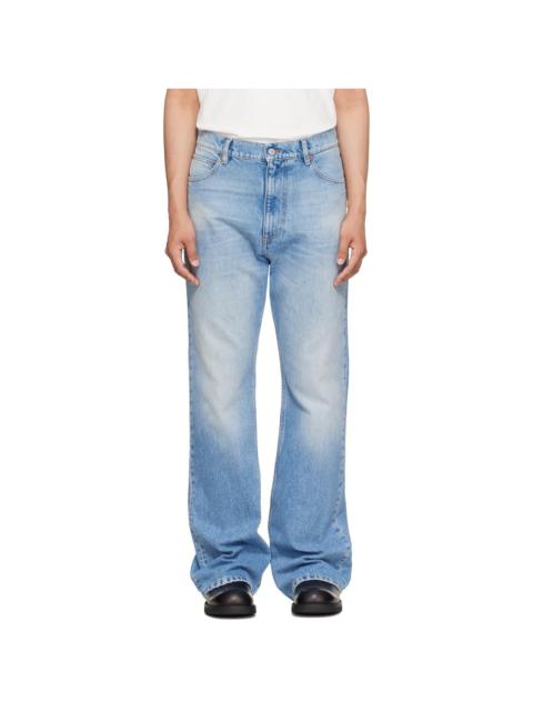 MM6 Maison Margiela Blue Bootcut Jeans