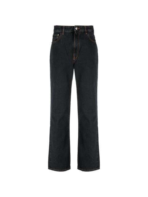 GCDS Chocker rhinestone-embellished straight-leg jeans