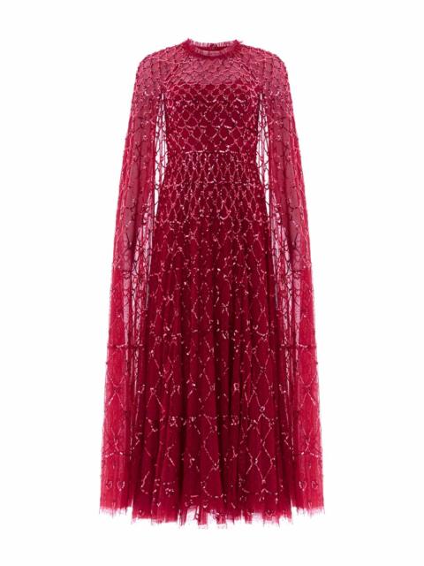 Needle & Thread Heart Lattice Ankle Gown