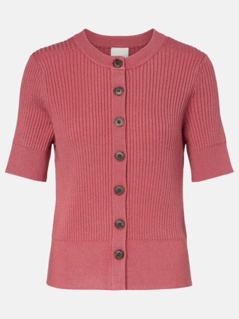 VARLEY Micha ribbed-knit cardigan
