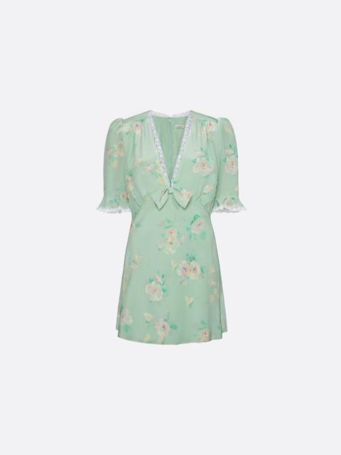 Alessandra Rich MINI DRESS WITH BOW