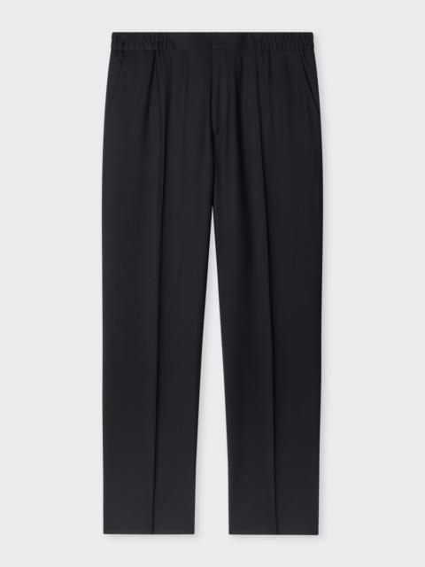 Paul Smith A Suit To Travel In - Navy Elasticated-Waist Trousers